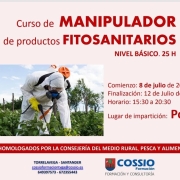 CURSO DE MANIPULADOR DE PRODUCTOS FITOSANITARIOS