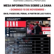 MESA INFORMATIVA DE CRUZ ROJA